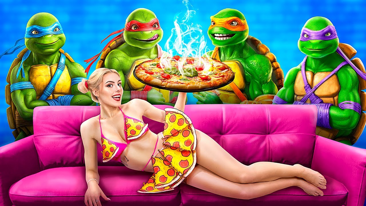 Ik Ben Geadopteerd door TMNT! Teenage Mutant Ninja Turtles vs Shredder in het Echte Leven!