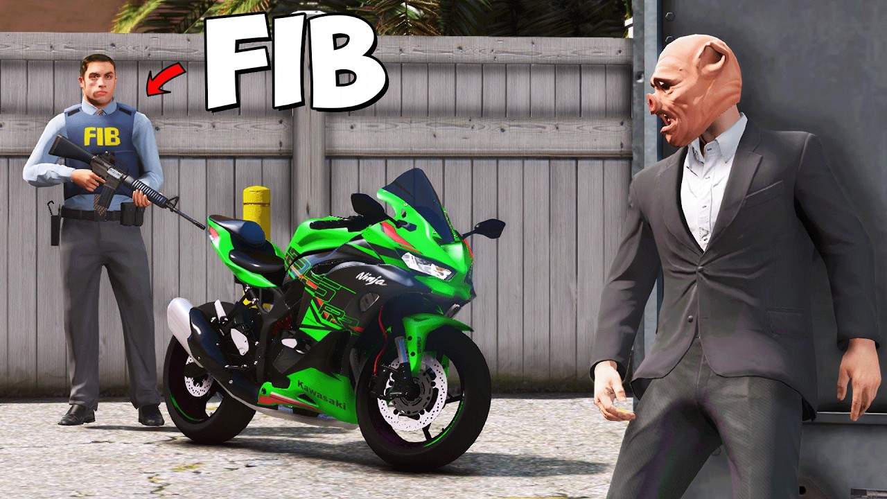 Stealing Every Kawasaki Ninja From FIB sa GTA 5