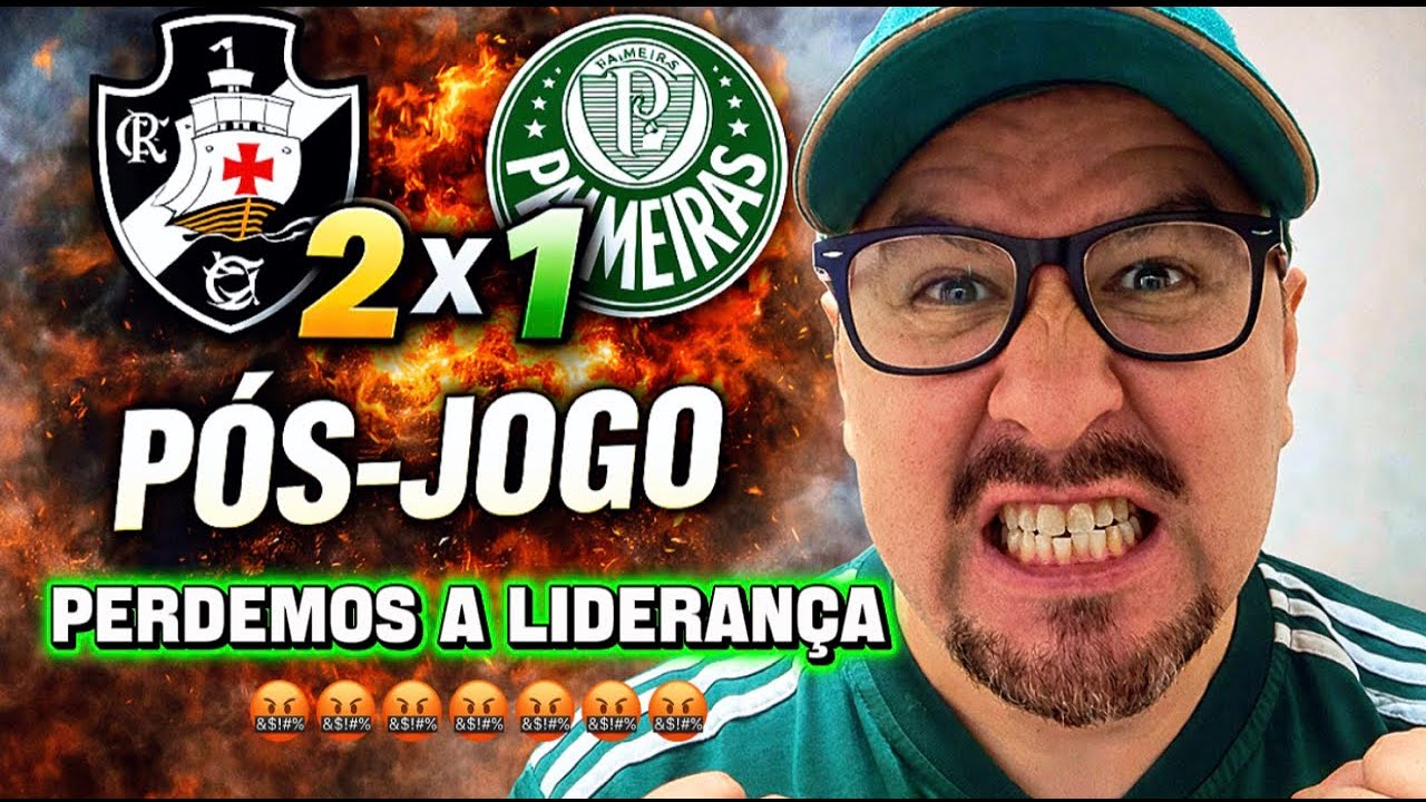 Pós Jogo - Vasco vence o Palmeiras no Brasileirão! Derrota do Palmeiras 🤬