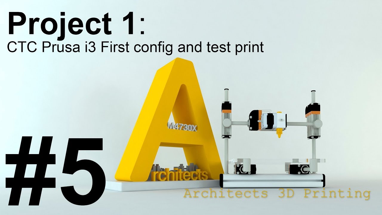 CTC Prusa i3 Pro B First configuration and test print