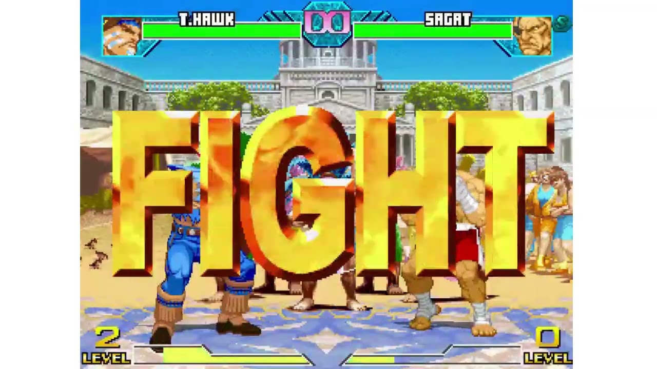 T.Hawk Vs Sagat - Mugen Tag Battle