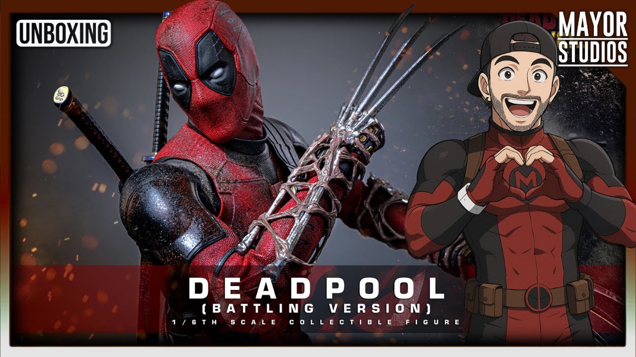 Deadpool (Battling Version) by Hot Toys 🔥 Unboxing y review en espa&ntilde;ol