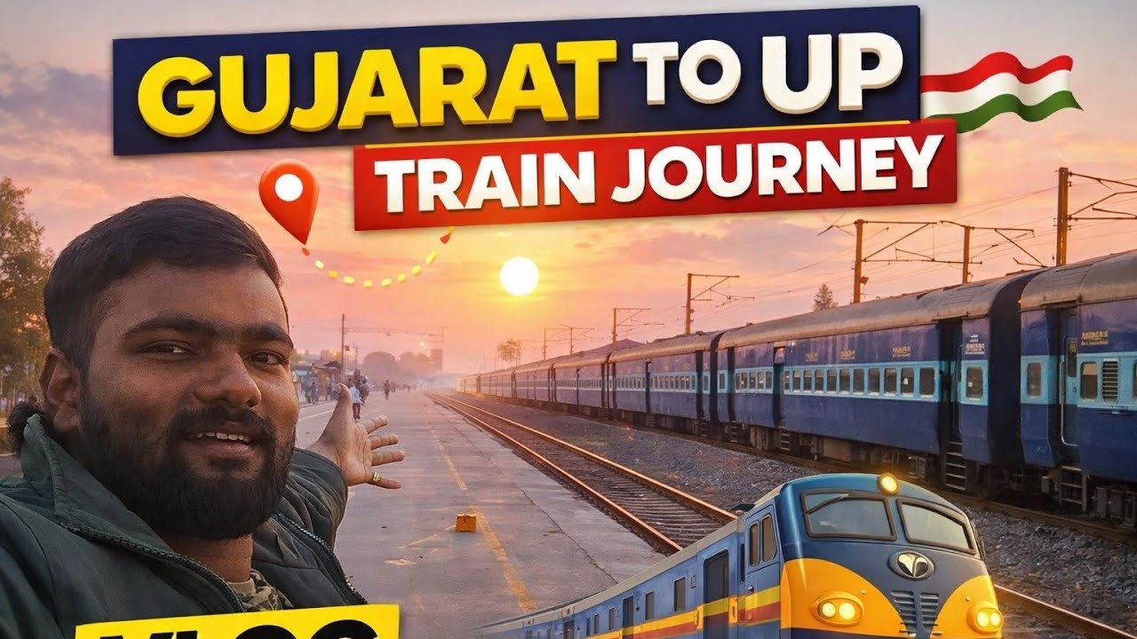 AHMEDABAD TO BUXAR | 🚂TRAIN JOURNEY VLOG😍 adi-sch express | #vlog #explorerkunal 