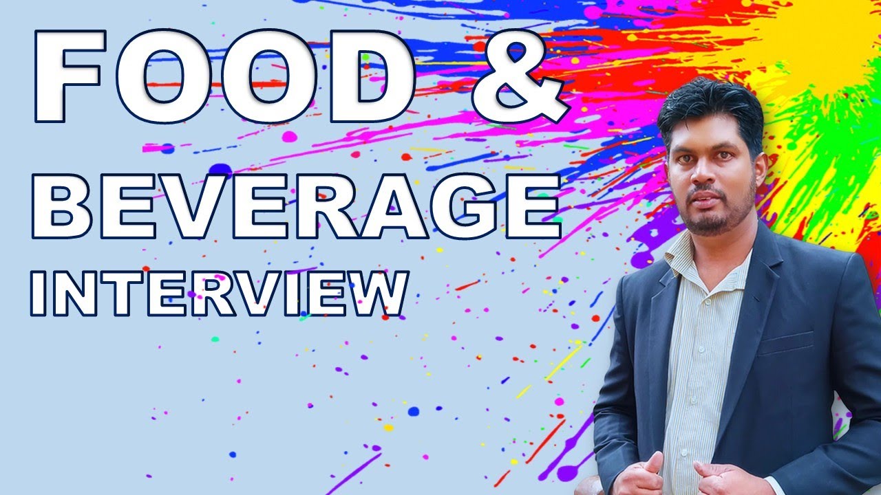 13  Food and #Beverage Assistant #Interview #questions  and Answers