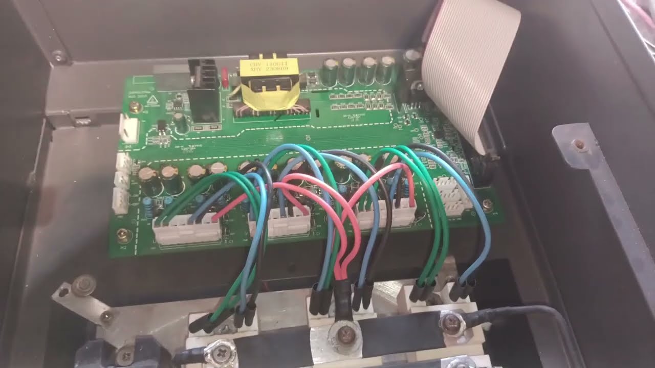 How to make inverter 30/37 kw part 2/. 3 phase motor running new make /Hamza electronic./