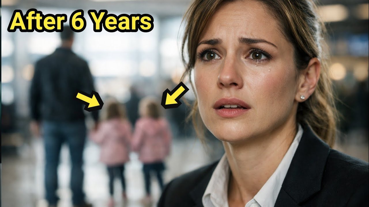 Billionaire Woman Froze at the Airport When She Saw Her Twin Daughters After 6 Years