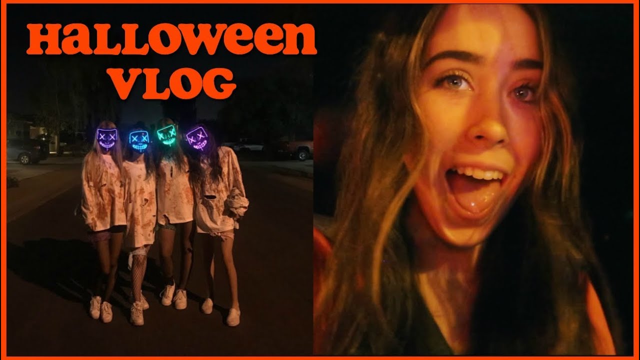 Первый раз в США собираем сладости *HALLOWEEN VLOG