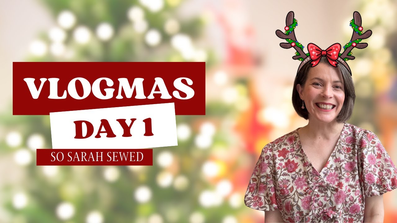 Vlogmas День 1 | Пошив юбок для деревьев и прохладное начало лета!
