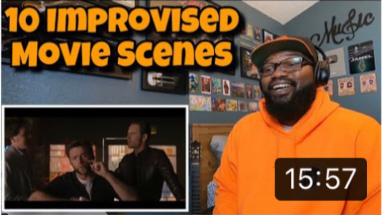 10 Improvised Movie Scenes That Made Actors Break Character | REACTION