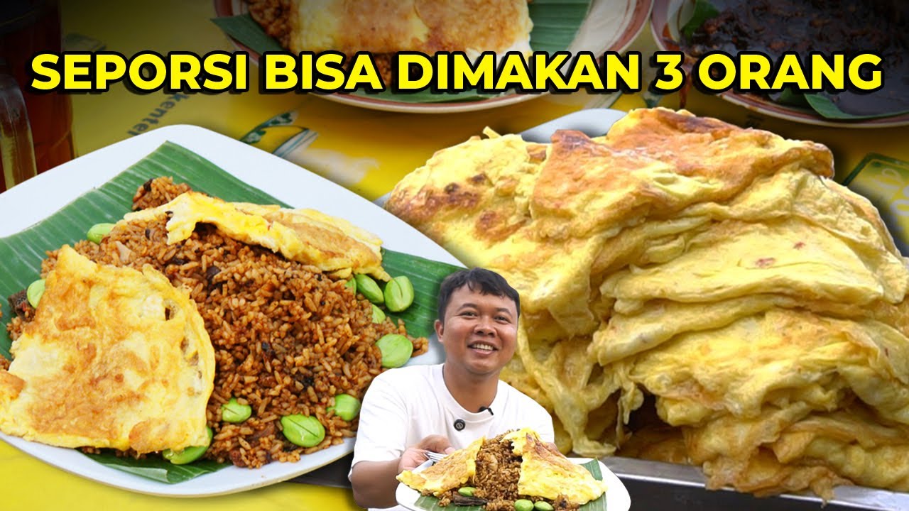 Nasi Goreng Babat Legendaris! Porsinya Banyak Bisa Dimakan 3 Orang!