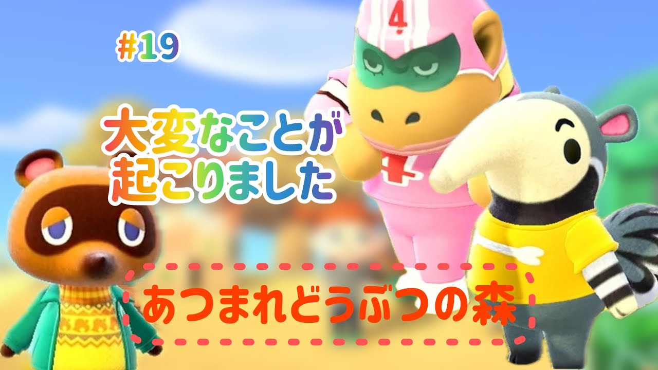 【あつ森】＃１９　事故が起こりました…ショックです…
