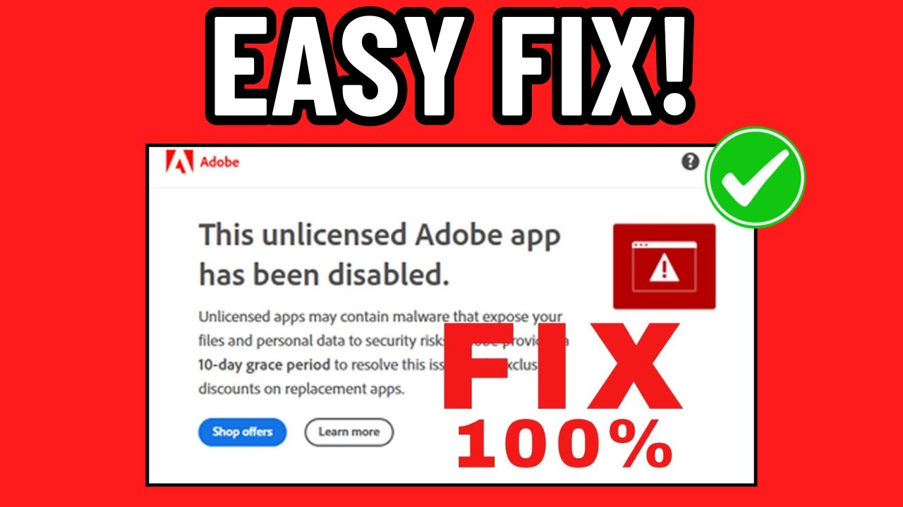 FIX EXPIRED AND UNLICENSED ADOBE APP POPUP ERRORS ON MACOS PERMANENTLY 2026! (EASY FIX)