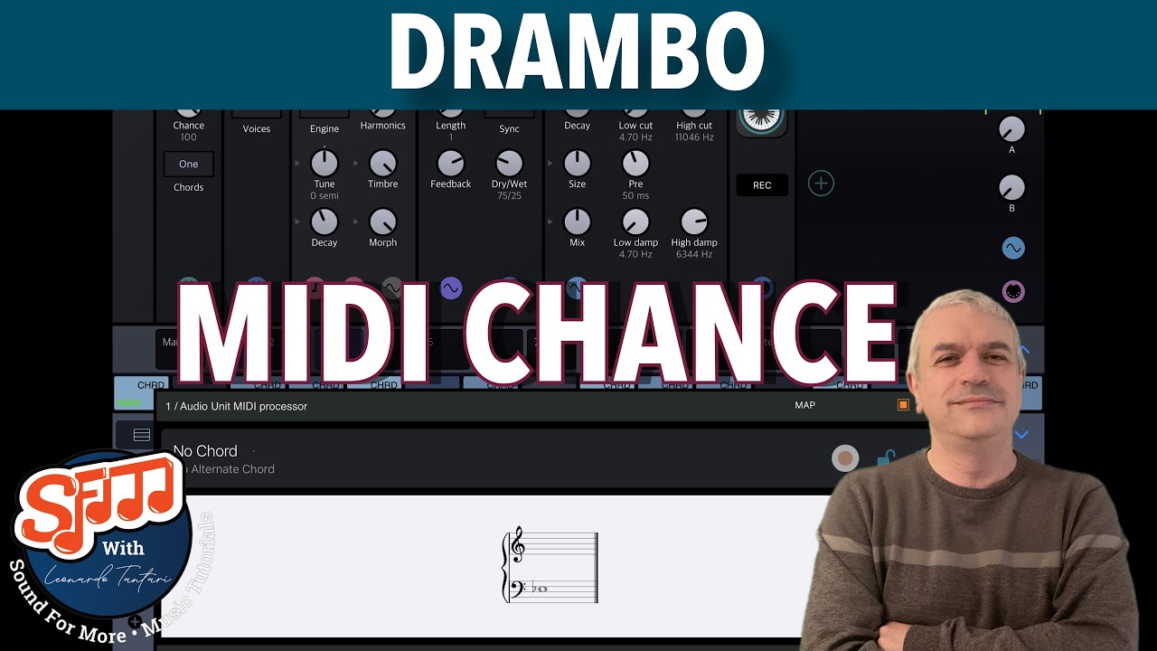 BeepStreet Drambo v2 - Demo / Tutorial 102: MIDI Chance - From Chords to Melody
