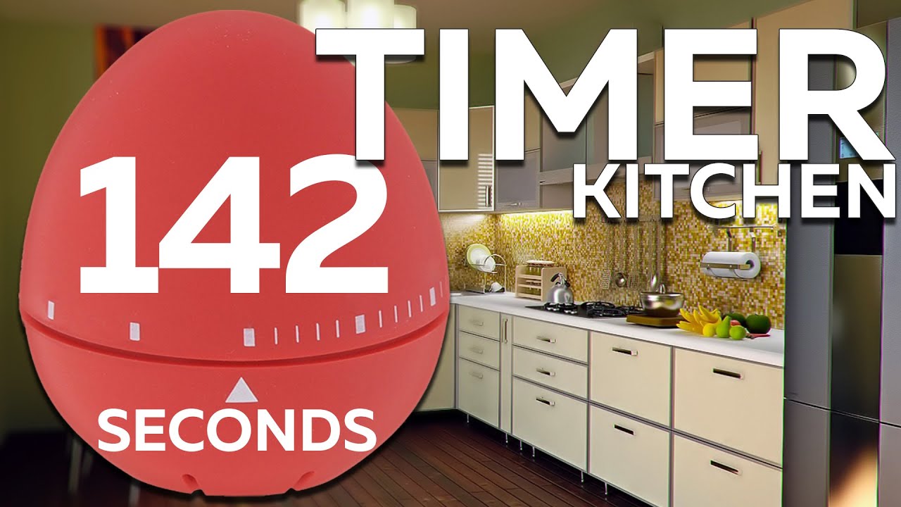142 seconds Cooking timer | 2min 22sec Egg TIMER