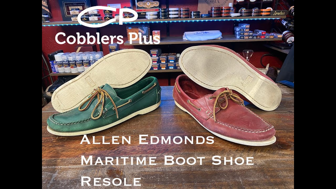 Allen Edmonds Maritime Boat Shoe Resole with Goodyear Boat Soles