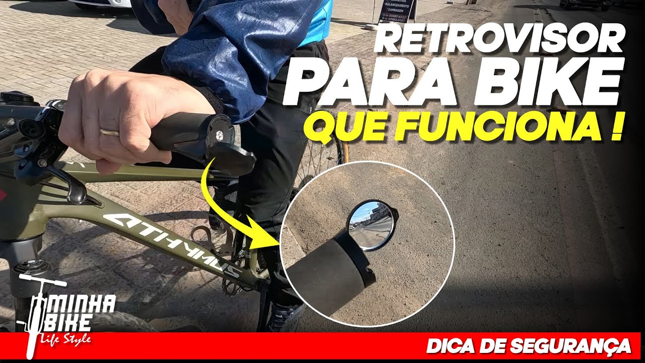 TESTAMOS O MELHOR RETROVISOR PARA BIKE | Compacto e Prático - Minha Bike Life Style