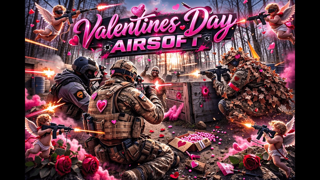 Valentine's Day Airsoft | Novritsch SSX303 Gameplay
