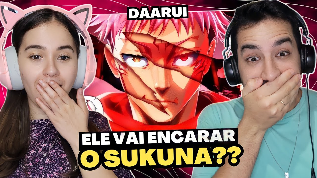 DAARUI SE SUPEROU!! Reagimos a Amaldiçoado (Yuji Itadori) | Daarui | React em Casal