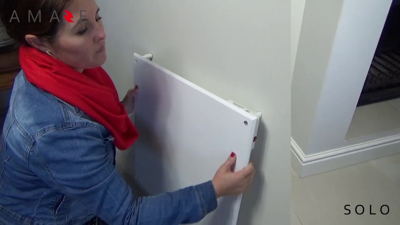 Installation of the Amaze Solo Wall Panel Heater