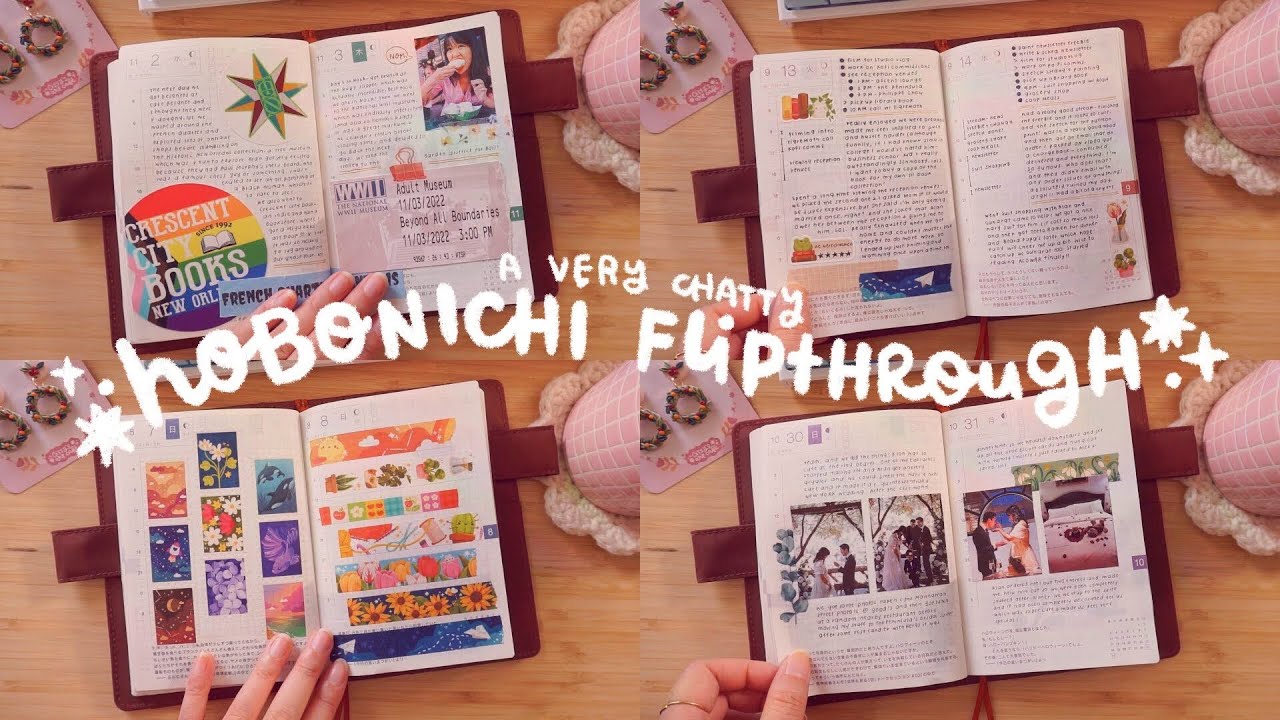 a chatty & realistic hobonichi techo flipthrough ✨ vlogmas 07