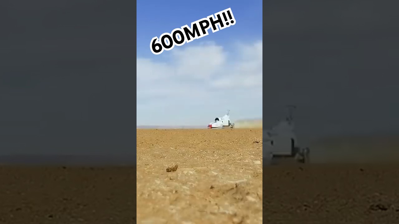 Worlds fastest vehicle recorded 600MPH!!🤯😳