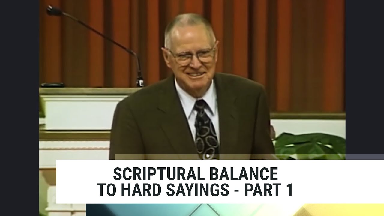 Scriptural Balance To Hard Sayings-Part 1, Charles Capps-Concepts of Faith #136