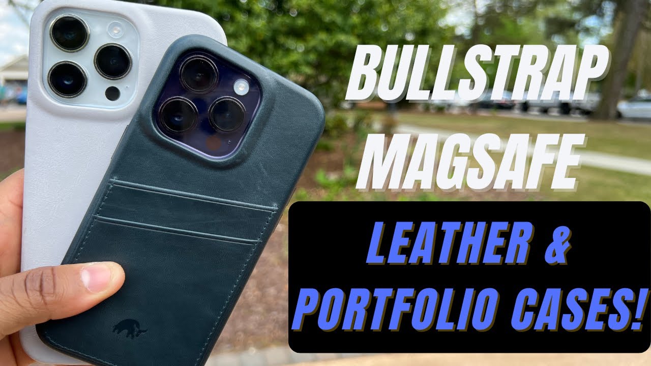 Bullstrap Leather MagSafe & Leather Portfolio Cases are Leather Luxury! - Ty Tech!
