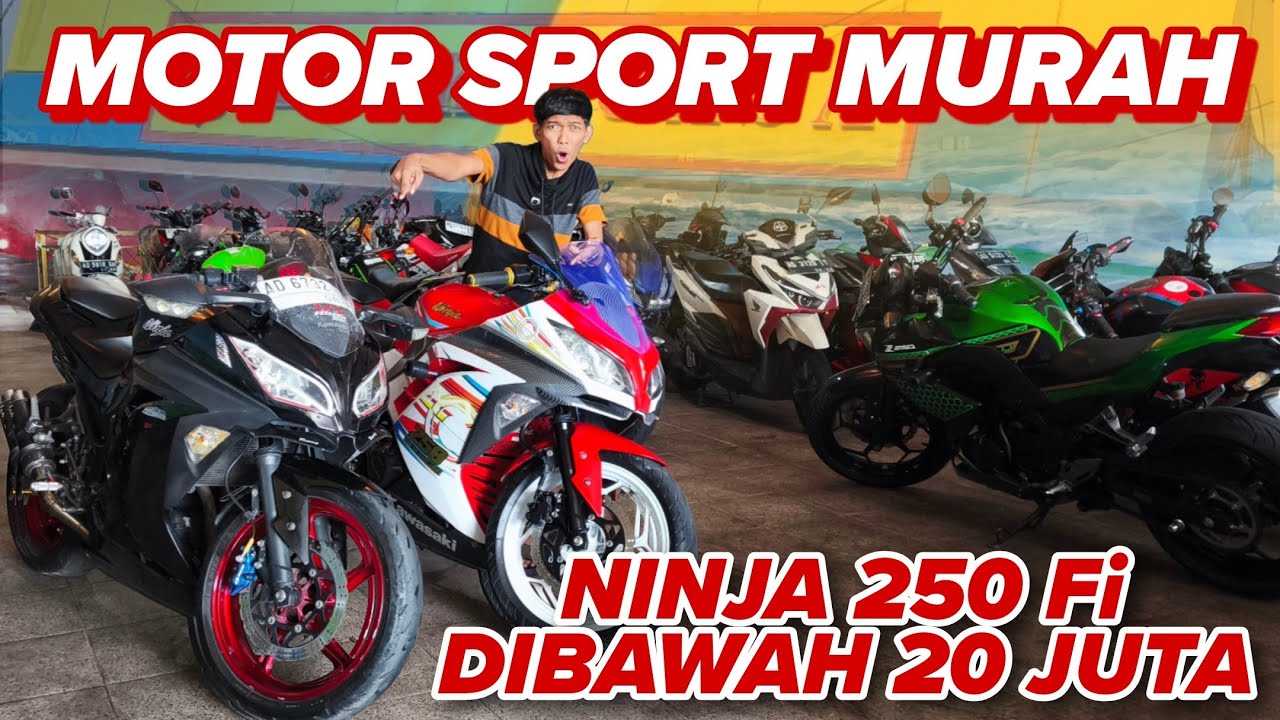 MOTOR SPORT MURAH, NINJA Fi DIBAWAH 20 JUTA - motor bekas murah - ANEKA JASA MOTOR