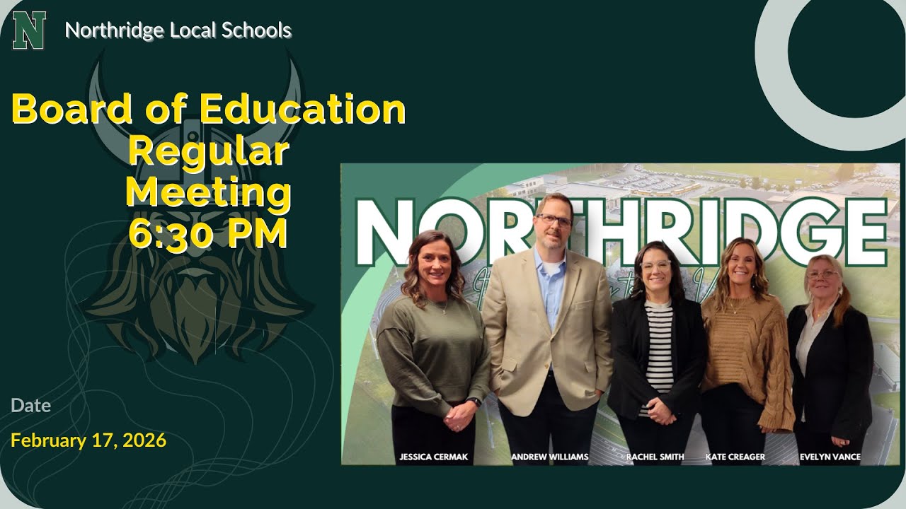 February 2026 Northridge Board of Education Meeting