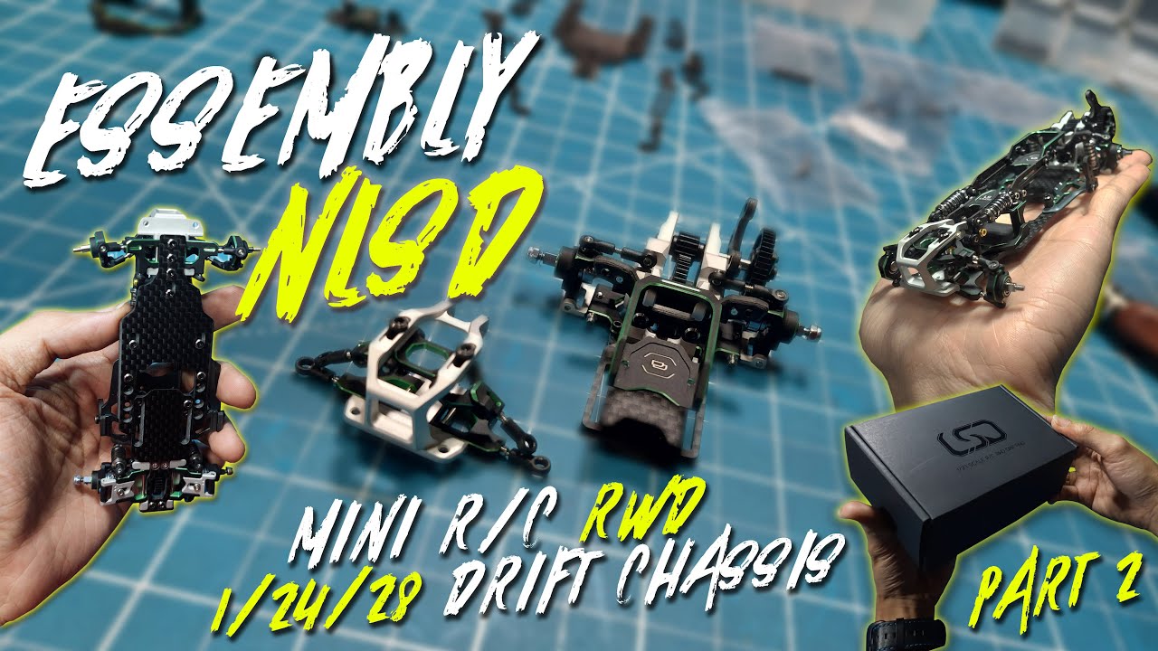 MINI RC RWD [ LS STUDIO ] 1/24/28 [ PERAKITAN CHASSIS - HARGA ENAM JUTA PLUS PLUS ] REVIEW [ PART2 ]