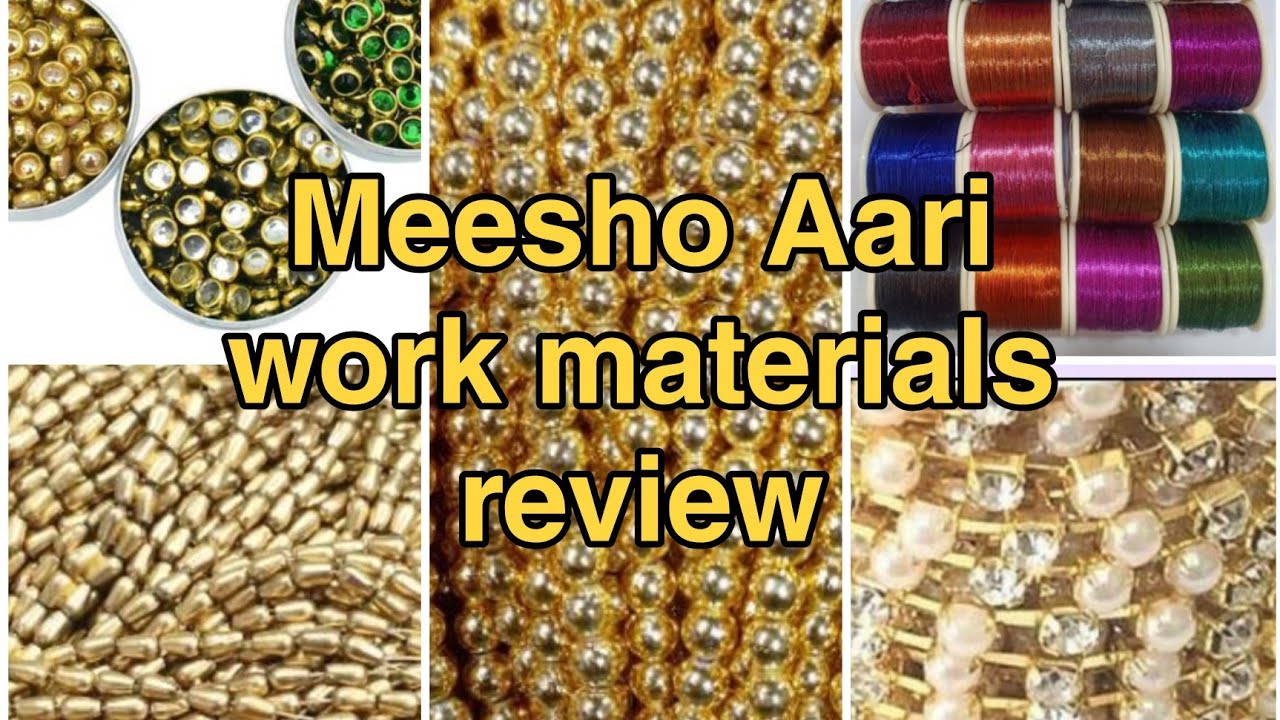 Meesho Aari Work Materials Quality and Review
