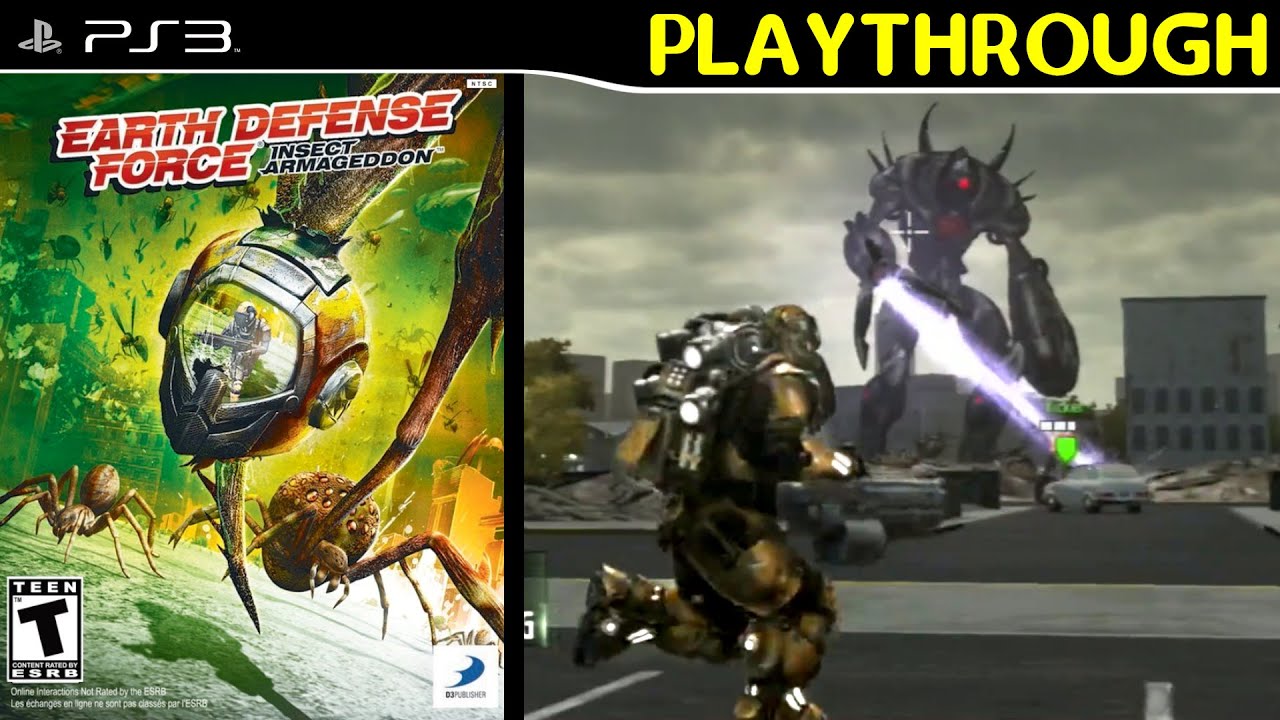 Earth Defense Force: Insect Armageddon (PS3) - Playthrough - (1080p, original console) No Commentary