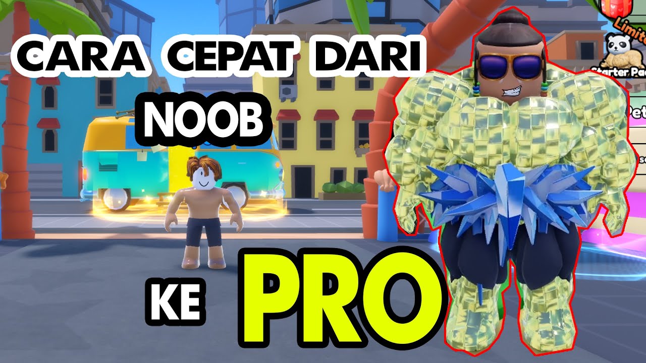 GYM STAR SIMULATOR INDONESIA ROBLOX DARI RANK 0 KURUS SAMPAI RANK 19 TERKUAT