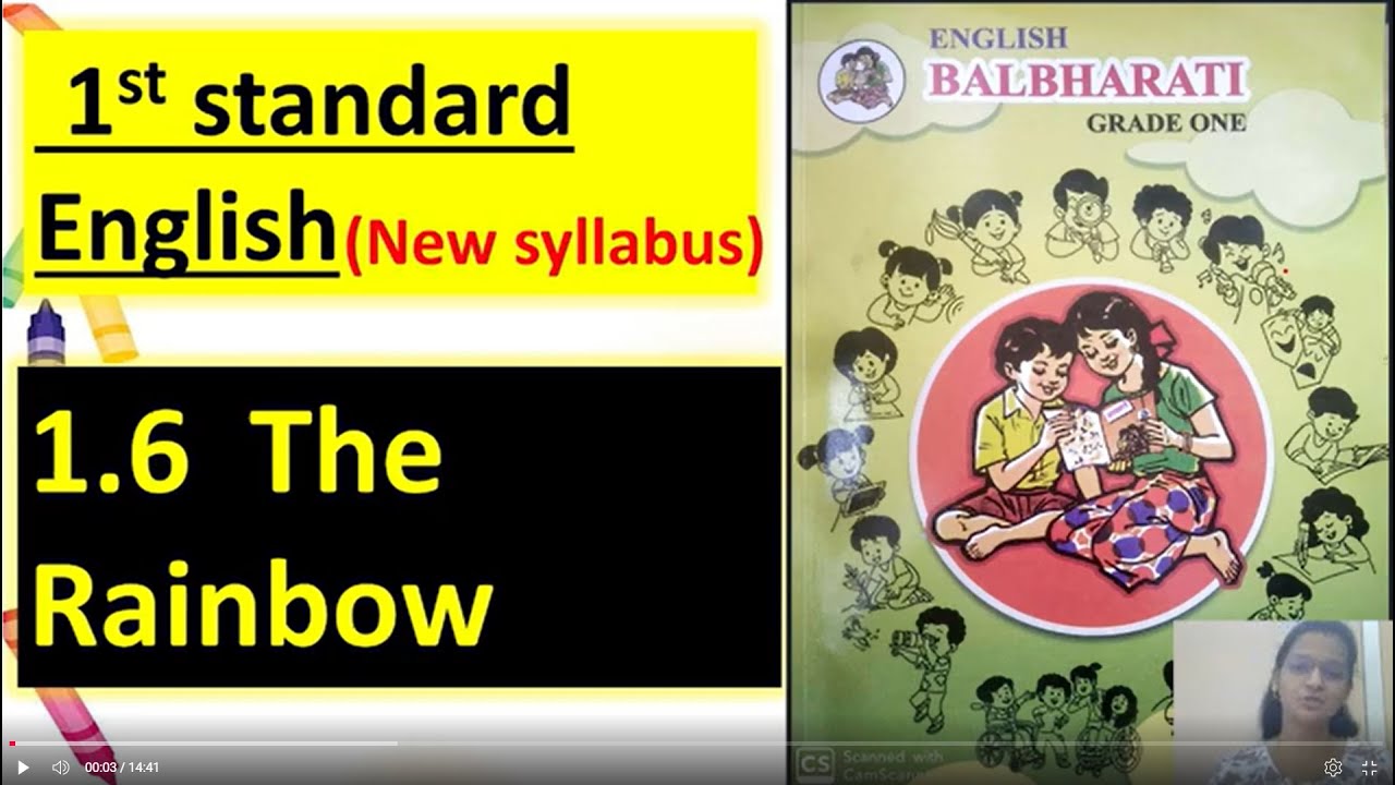 1.6 The Rainbow Class 1st English New Syllabus | Grade One Balbharati English Maharashtra Board