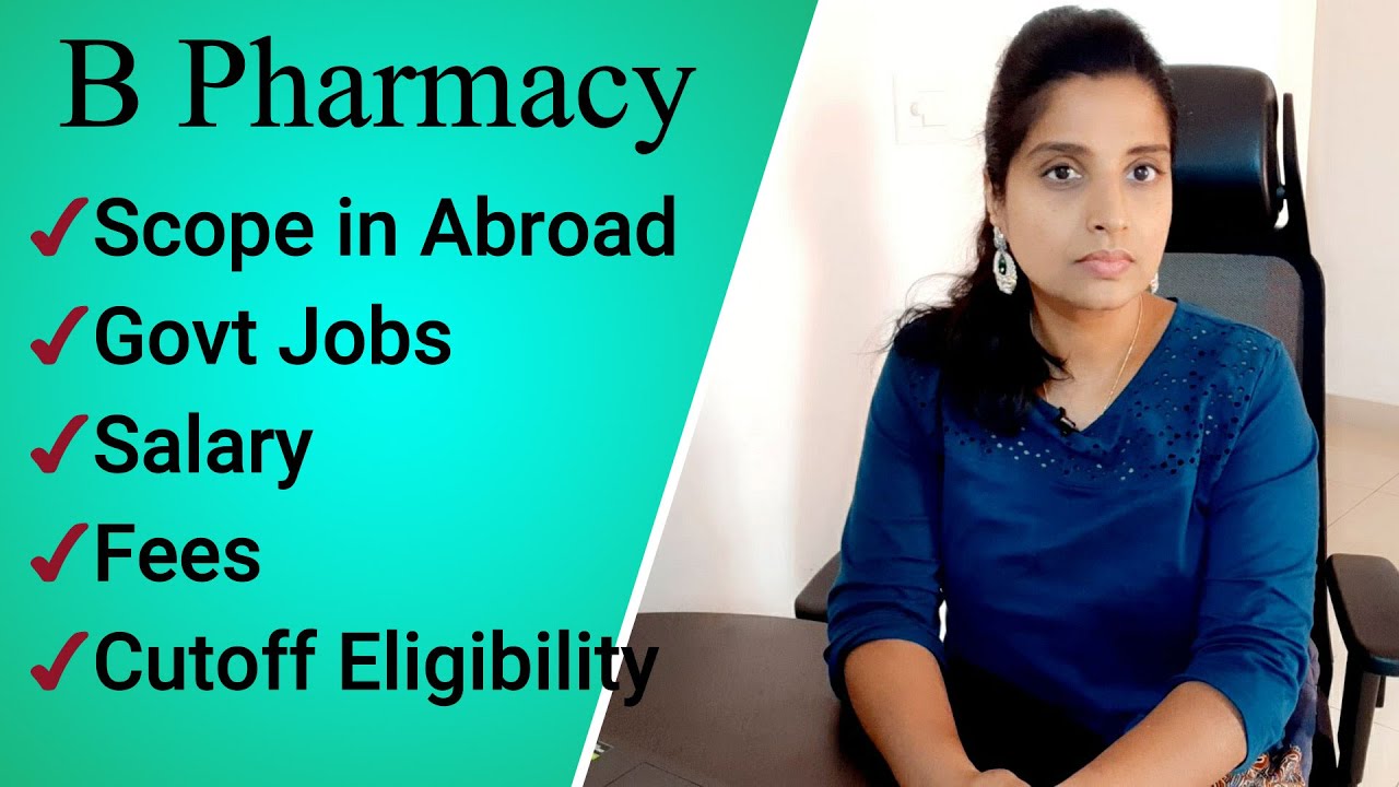 B Pharm Course Details Tamil| B Pharm Job Opportunities