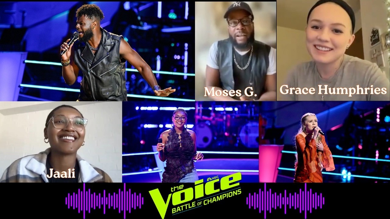Jaali, Moses G, and Grace Humphries: The Voice: Battle of Champions Interviews