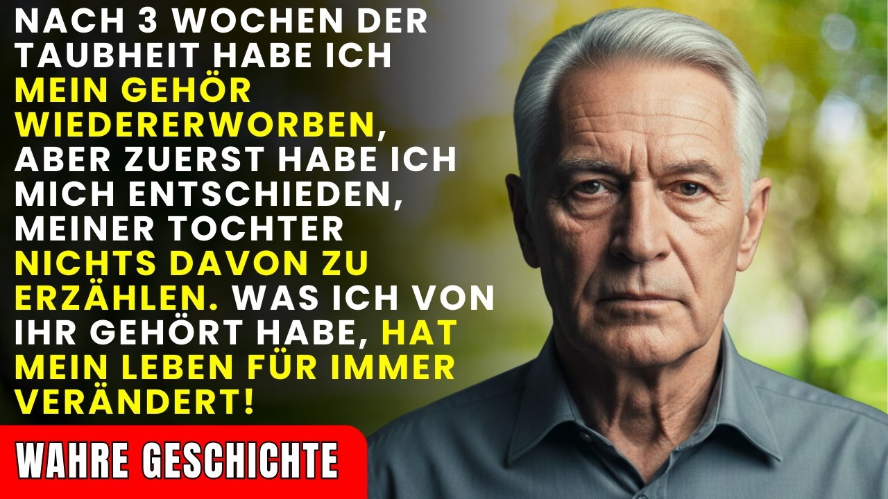 Mein Gehör kam zurück, aber ich erzählte es meiner Tochter nicht – was sie als Erstes sagte, ließ