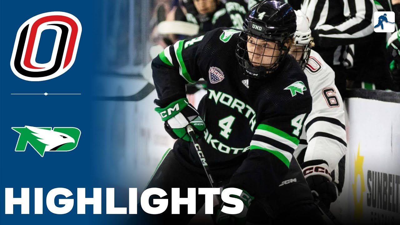 Omaha vs North Dakota | NCAA College Hockey | Highlights - March 15, 2025
