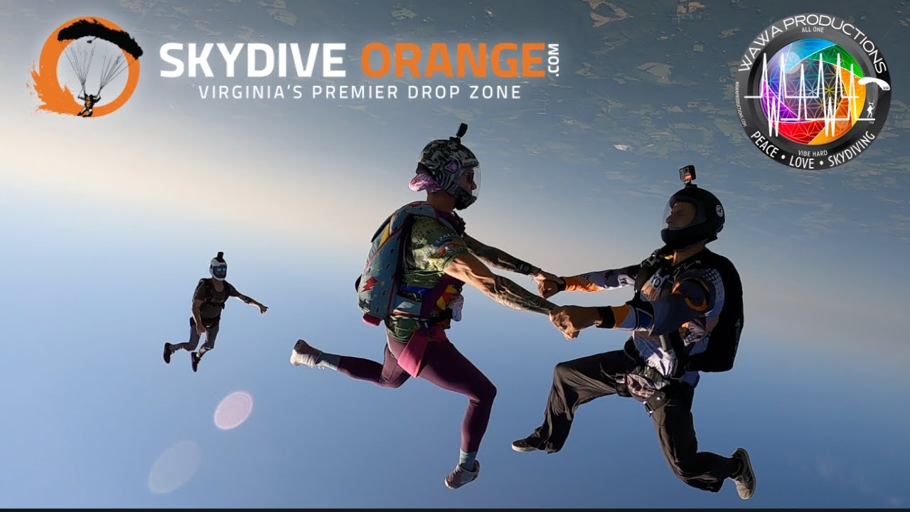 Big O Boogie 2023 Skydive Orange Alice in Wonderland Down the Rabbit Hole Skydiving Event 4K
