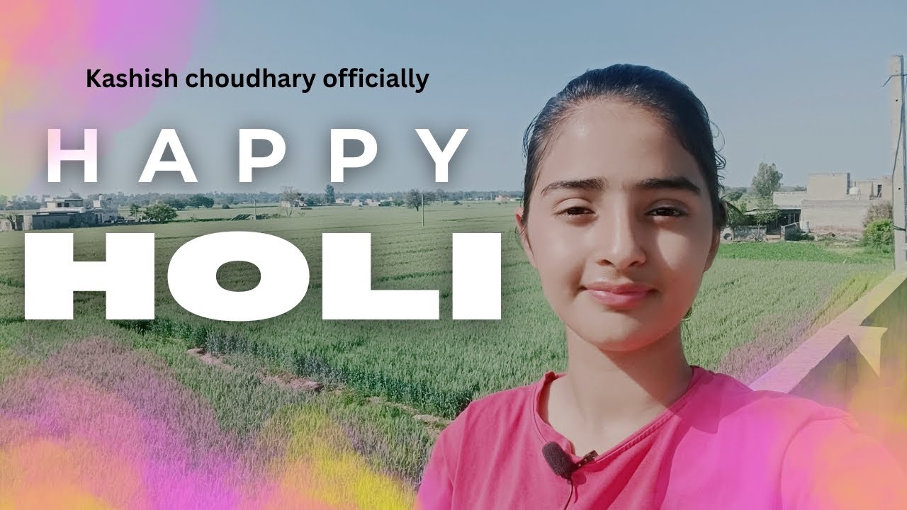 Holi festival speech | learn easy English speaking | Kashish choudhary officially 