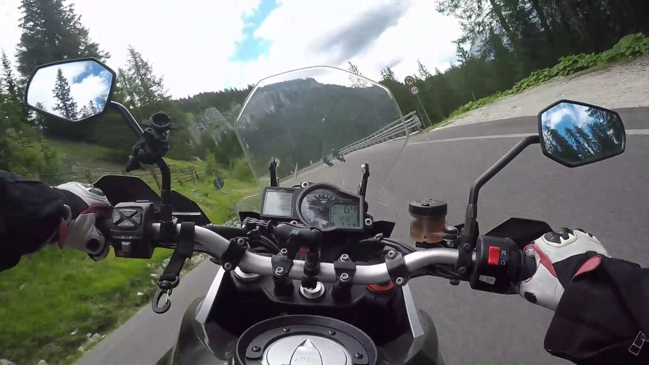 Ktm 1190 adv 2018 / onboard / WINGS mpraaap sound!!!! /the beautiful Dolomiti Italia / passo croci