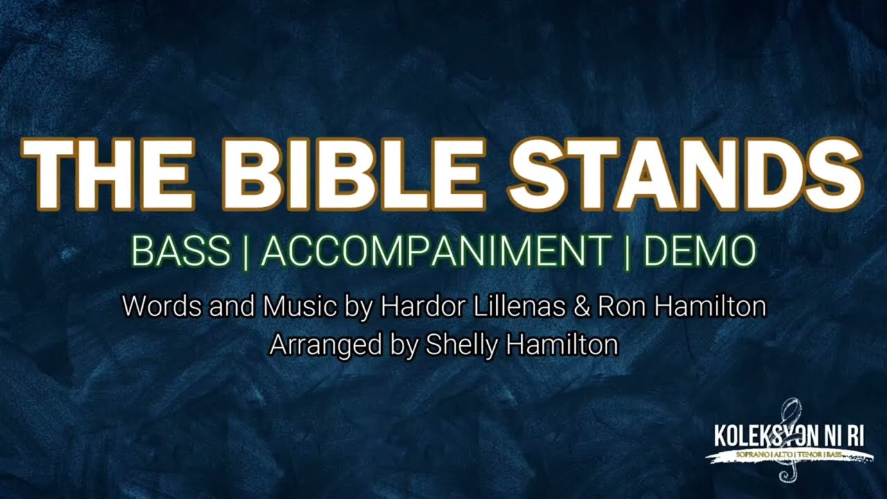 The Bible Stands | Bass | Vocal Guide by Bro. Noel Abancia