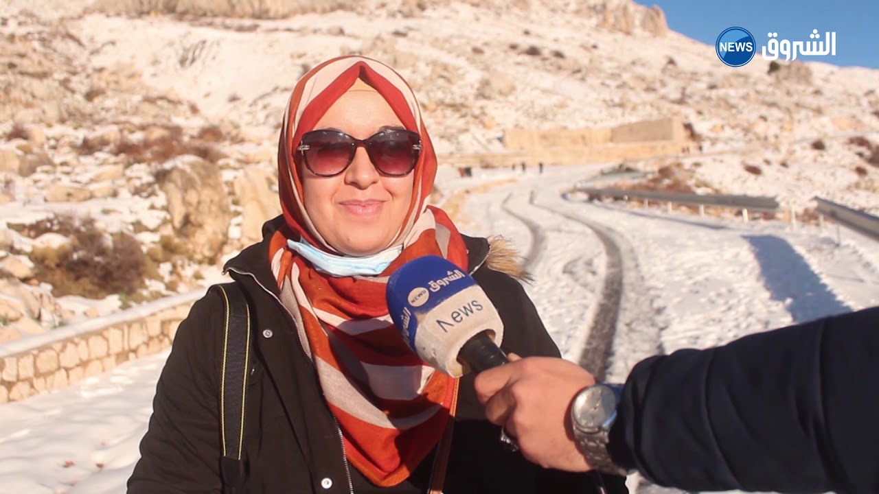البويرة | تيكشدة لؤلؤة الجزائر تكتسي الحلة البيضاء