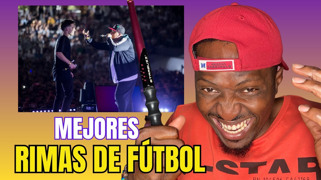 Reacciona a LAS MEJORES RIMAS DE FÚTBOL #aczino #chuty #gazir
