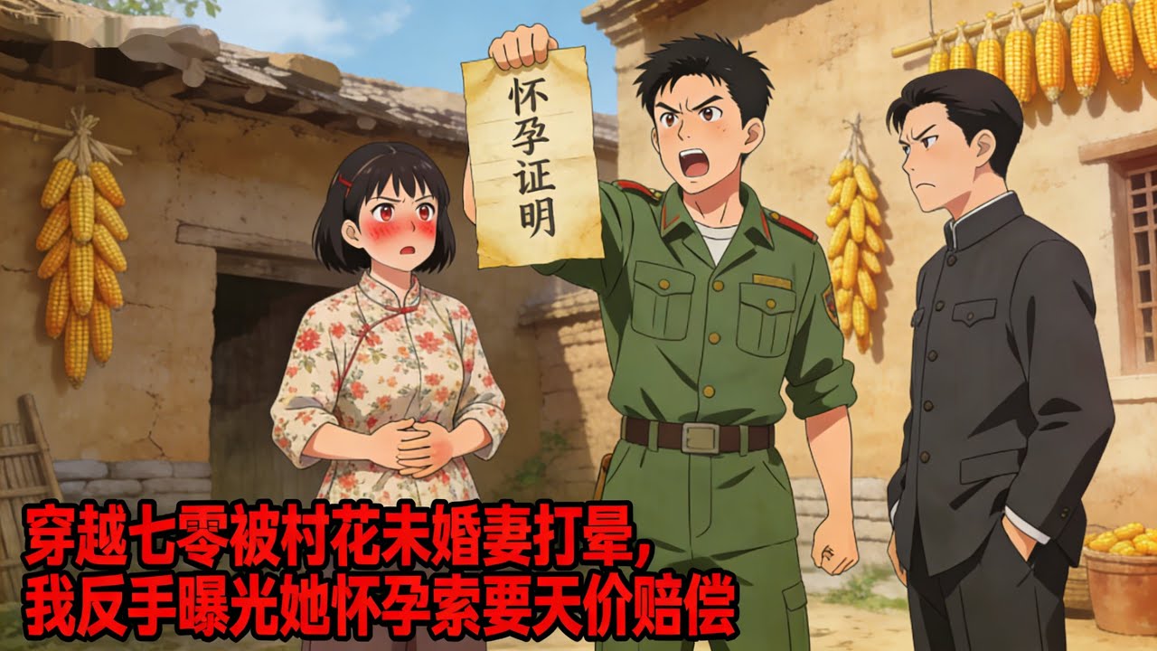 穿越七零被村花未婚妻打晕，我反手曝光她怀孕索要天价赔偿。当众让她和官二代新欢颜面扫地，爽！#小說推薦 #小說 #動漫 #劇情 #漫畫