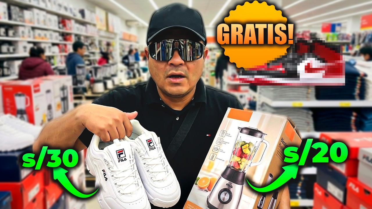 LA TIENDA DE REMATES MÁS GRANDE DEL PERÚ Y HASTA TE REGALAN ZAPATILLAS