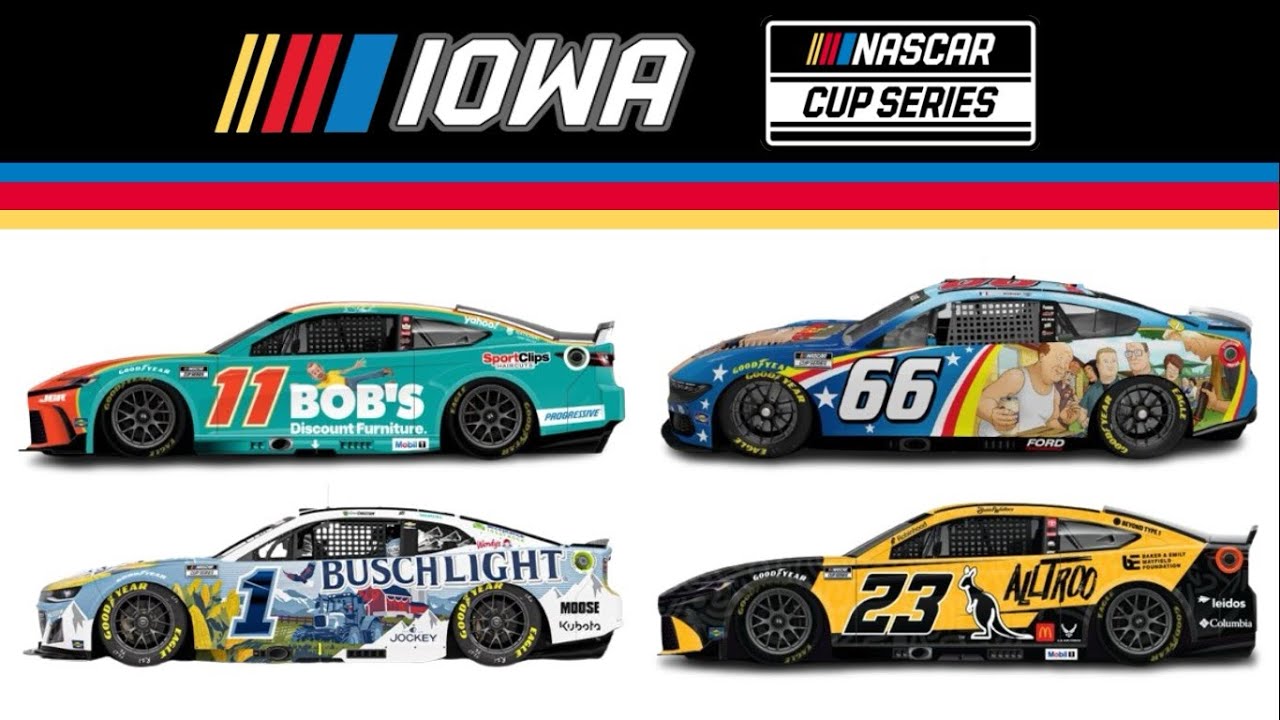 NASCAR Cup Series Paint Scheme Preview for Iowa