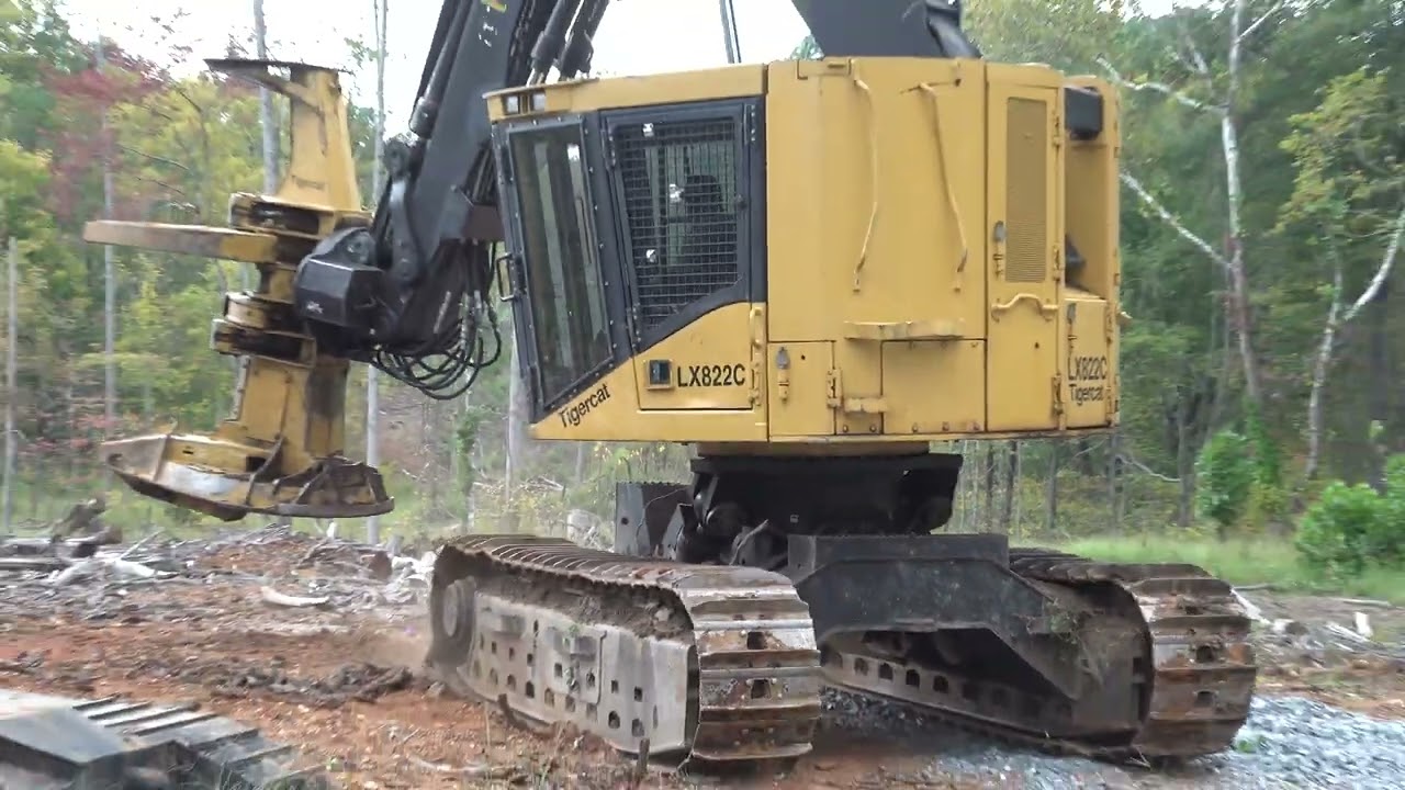 Axman: picking up the track cutter! *80,000LB Machine!*