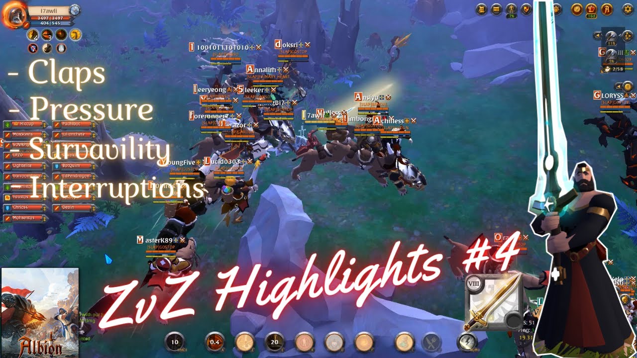 Albion Online : ZvZ Highlights  #4 🔥