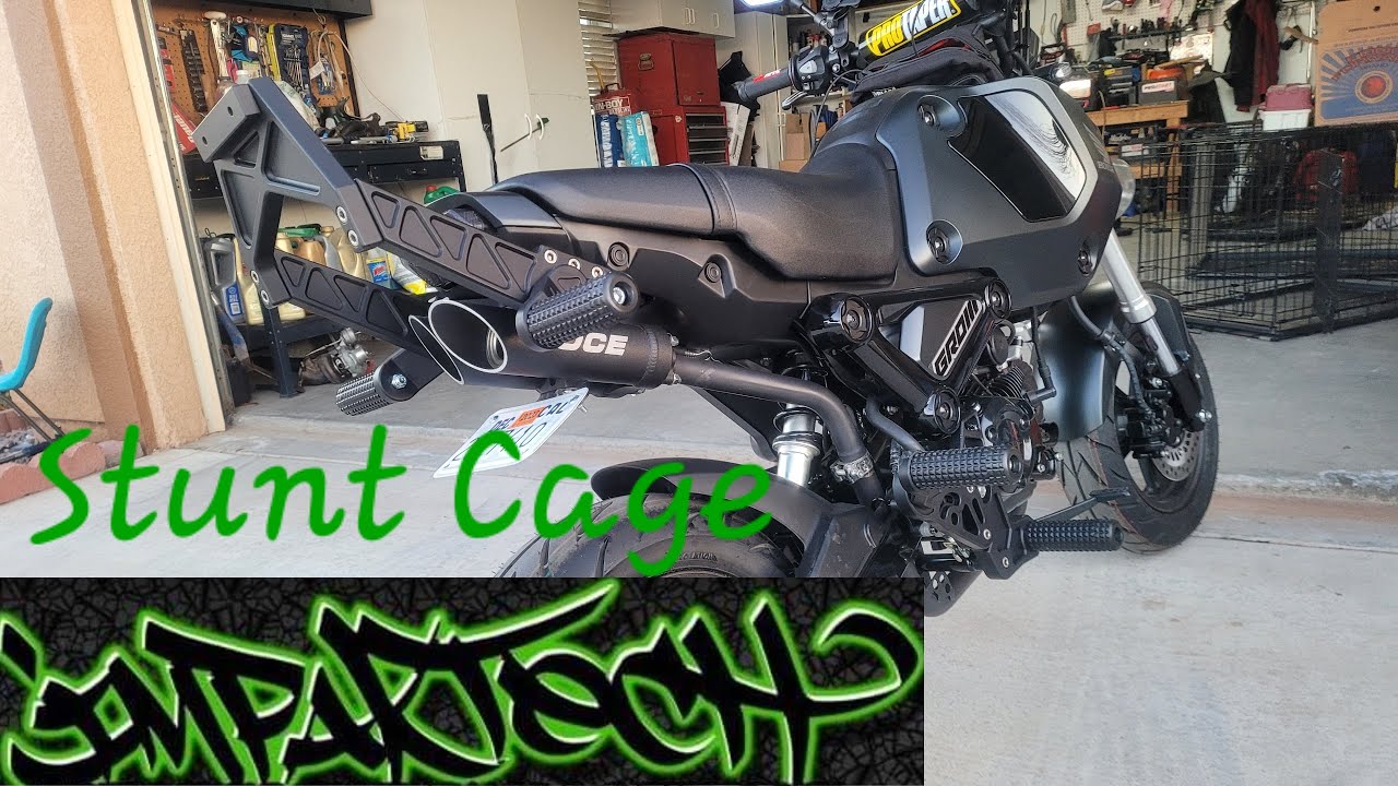 2023 Honda Grom Impaktech Stunt Cage Rear Sets Sub Cage